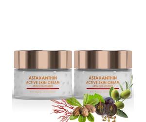 Green idea Crème Visage à l’Astaxanthine 50 ml - Soin Anti-Âge Antioxydant, Crème Hydratante Jour & Nuit, Peaux Matures, Sèches & Sensibles, avec Huiles Végétales, Beurre de Karité & Panthénol