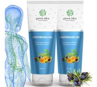Green idea - Drainage Lymphatique Lymforegen - Stimule le système lymphatique -15 herbes et huiles essentielles puissantes - teneur élevée - Gel à base d'herbes actives - Fabriqué dans l'UE (400)