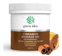 Green Idea - Gel Cannelle Extra Réchauffant Minceur Anti-Cellulite à l'Huile Essentielle de Cannelle Amincissant 250 ml