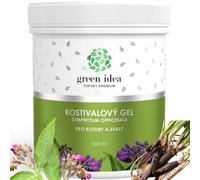 Green idea Gel de Massage au Consoude 500 ml | Gel Naturel pour Soin de la Peau, Muscles et Articulations | Avec Extrait de Symphytum Officinale et Alantoïne | Cosmétique Naturelle