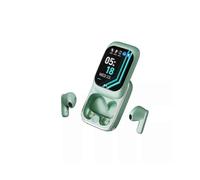 (Green)Intelligent Full-Color Touch Screen Slider Earphones 2024 New Music/Game Modes