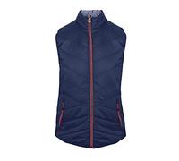 Green Island IGLVST2016 Femmes Ultra Lite réversible Gilet Gilet Gilet, Marine/Framboise, 12