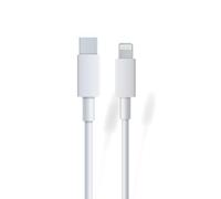 Green Joy Câble Charge et Data Type-C - Lightning / 3A - 1M - Blanc