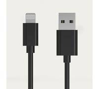 Green Joy Câble Charge et Data USB/iPhone Lightning 5V / 2A - 1m - SANS EMBALLAGE - Noir