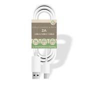 Green Joy Câble Charge et Data USB/Type-C - 5V / 2A - 1m - SANS EMBALLAGE - Blanc