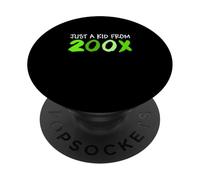 Green Just A Kid de 200X Green Graphic PopSockets PopGrip Adhésif