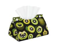 Green Kiwi Long sac à mouchoirs en cuir, double face, imperméable et durable