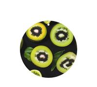 Green Kiwi Lot de 4 désodorisants de voiture parfumés à la lavande longue durée à suspendre pour intérieur de véhicule, décoration parfumée double face pour voiture, maison, armoires