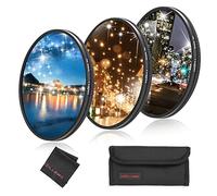 Green.L Filtre étoile fin ajustable 4 points + Filtre étoile 6 points + Filtre étoile 8 points 82 mm