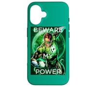 Green Lantern Beware My Power Poster Coque pour iPhone 16