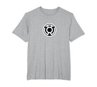 Green Lantern Corps Yellow Lantern Logo T-Shirt, Homme Grandes Tailles, Gris Chiné, 5X Tall