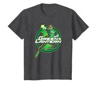 Green Lantern Glow T-Shirt, Enfant, Chiné Foncé, 8 Ans
