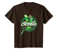 Green Lantern Glow T-Shirt, Enfant, Marron, 4 Ans