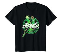 Green Lantern Glow T-Shirt, Enfant, Noir, 12 Ans