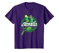 Green Lantern Glow T-Shirt, Enfant, Violet, 12 Ans