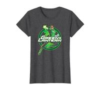 Green Lantern Glow T-Shirt, Femme, Chiné Foncé, L