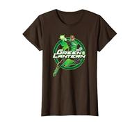 Green Lantern Glow T-Shirt, Femme, Marron, XL