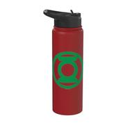 Green Lantern Green Emblem Stainless Steel Insulated Water Bottle