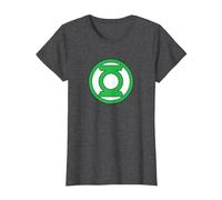 Green Lantern Lantern Logo T-Shirt, Femme, Chiné Foncé, S