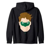 Green Lantern Large Face Sweat à Capuche