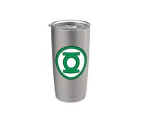 Green Lantern Logo Gobelet isotherme en acier inoxydable double paroi