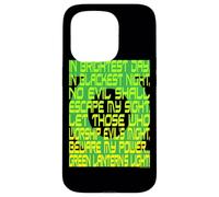 Green Lantern Oath Black Coque pour iPhone 15 Pro