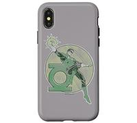 Green Lantern Retro Lantern Iron-on Coque pour iPhone X/XS