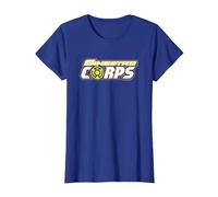 Green Lantern Sinestro Corps Logo T-Shirt, Femme, Bleu Royal, 3XL