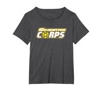 Green Lantern Sinestro Corps Logo T-Shirt, Femme Grandes Tailles, Chiné Foncé, 4X