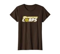 Green Lantern Sinestro Corps Logo T-Shirt, Femme, Marron, L