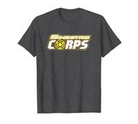 Green Lantern Sinestro Corps Logo T-Shirt, Homme, Chiné Foncé, 4XL