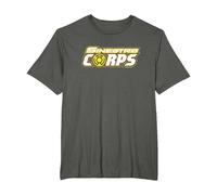 Green Lantern Sinestro Corps Logo T-Shirt, Homme Grandes Tailles, Asphalte, 4X Tall