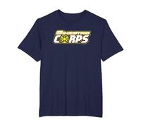 Green Lantern Sinestro Corps Logo T-Shirt, Homme Grandes Tailles, Bleu Marine, 4X Tall