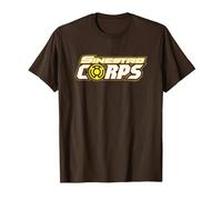 Green Lantern Sinestro Corps Logo T-Shirt, Homme, Marron, 3XL