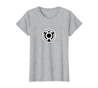 Green Lantern Sinestro Corps Yellow Lantern Logo T-Shirt, Femme, Gris Chiné, XXL