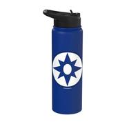 Green Lantern Star Sapphire Logo Stainless Steel Insulated Water Bottle