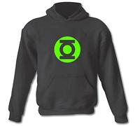 Green Lanternn Sweat à capuche en coton mélangé Motif super-héros Big Bang Theory