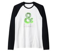 Green & Life Goes on Green Graphic Manche Raglan