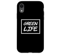 Green Life Love Planet Eco Go Green - Eco Warrior Statement Coque pour iPhone XR