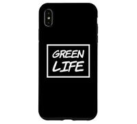 Green Life Love Planet Eco Go Green - Eco Warrior Statement Coque pour iPhone XS Max