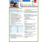 Green Line 2. Auf Einen Blick: G9. Klasse 6. Grammatik Passend Zum Schulbuch - Klappkarte (6 Seiten)