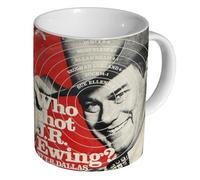 Green Listing LTD Dallas TV Show JR Ewing Face - Tasse à thé ou café en céramique 325 ml