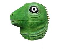 Green Lizard Masque d'horreur en latex pour Halloween Carnaval Fête Props