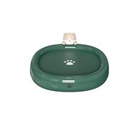 (Green)Lovely Kitty Coffee Mug Warmer Electric Cup Heater Coaster Mat for Home 3 Temperature Settings PTC Heating Milk Tea Warming Pad