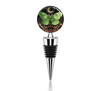 Green Luna Bouchon de bouteille de vin réutilisable en métal pour bouteilles de champagne, liqueur et huile, mariage, fête de Noël, bar