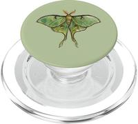Green Luna Moth Design Mystical Nature Insecte Art PopSockets PopGrip pour MagSafe