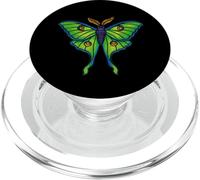 Green Luna Moth Design Mystical Nature Insecte Art PopSockets PopGrip pour MagSafe