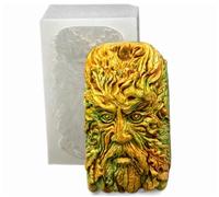Green Man Moule en silicone pour savon Résine Cire Plâtre Argile