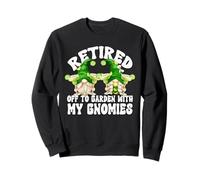 Green Margarita GNOME and Funny Saying for Retirement Couple Sweatshirt