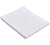 Green Mark Textilien® Drap Plat de lit 100% Coton tissé Drap Plat Blanc 250 x 150 cm